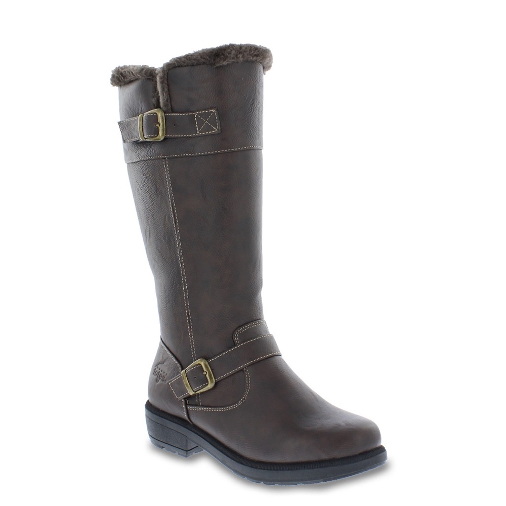 Brand new Totes brown leather riding boots - size 9